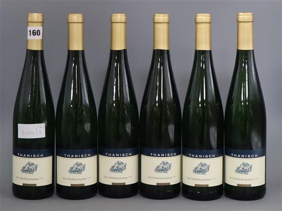 Six bottles of Weingut Ludwig Thanisch Lieserer Niederberg Helden Riesling Auslese - Mosel 2013